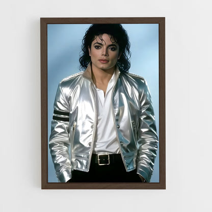 ap-michael jackson-6 cadre Bois foncé
