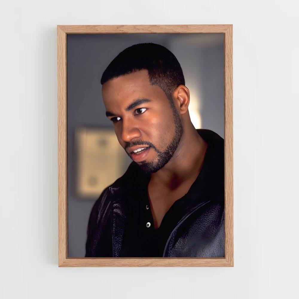 ap-michael jai white-1 cadre Bois clair