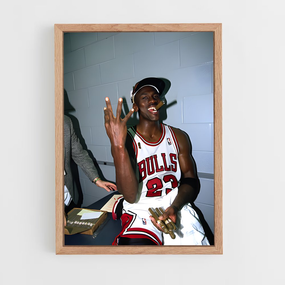 ap-michael jordan-11 cadre Bois clair