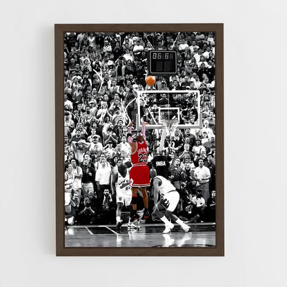 ap-michael jordan-7 cadre Bois foncé