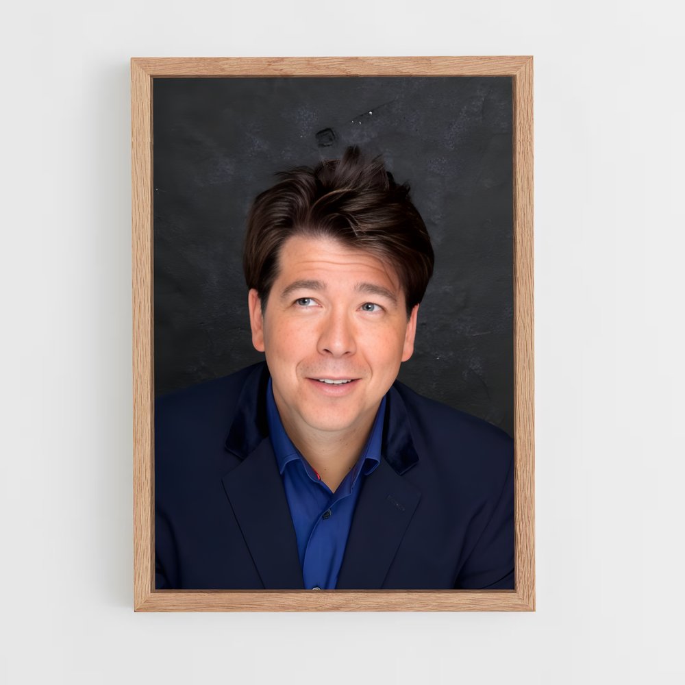 ap-michael mcintyre-4 cadre Bois clair