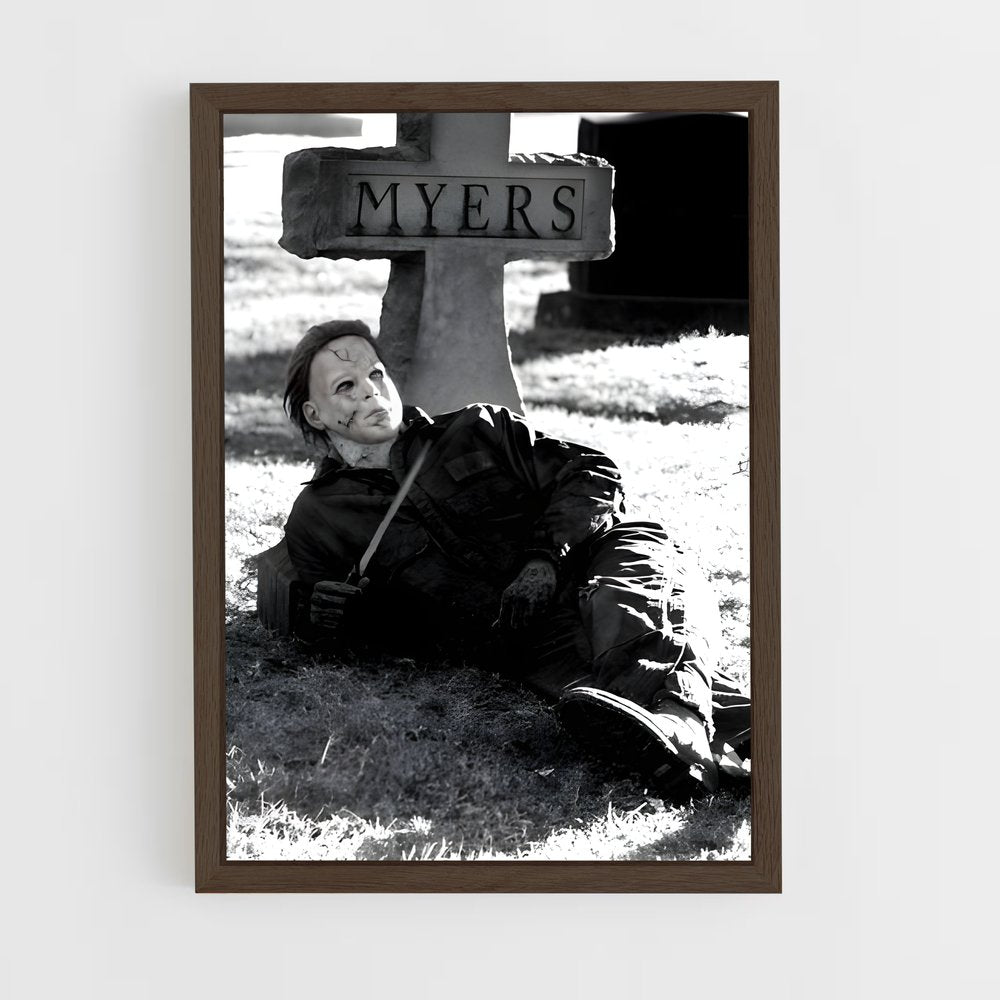 ap-michael myers-7 cadre Bois foncé