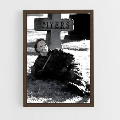 ap-michael myers-7 cadre Bois foncé