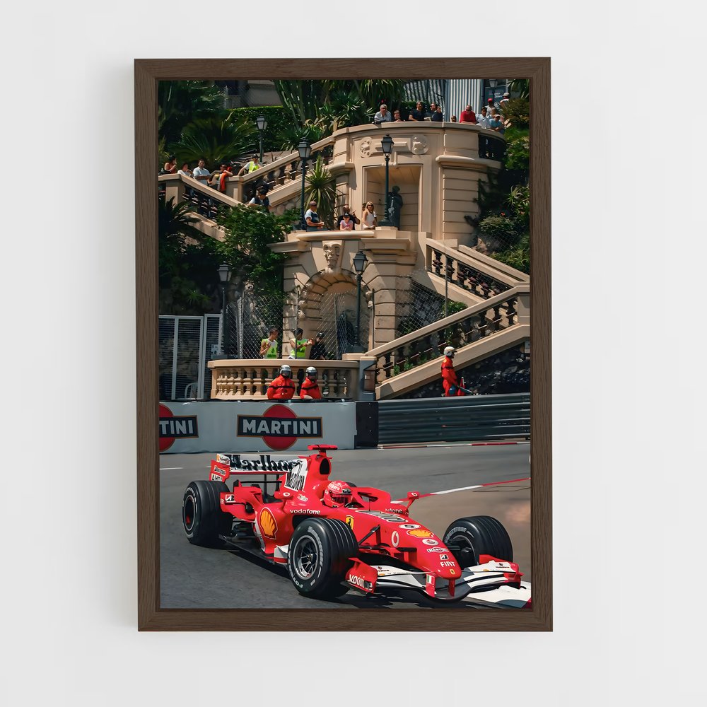 ap-michael schumacher-9 cadre Bois foncé