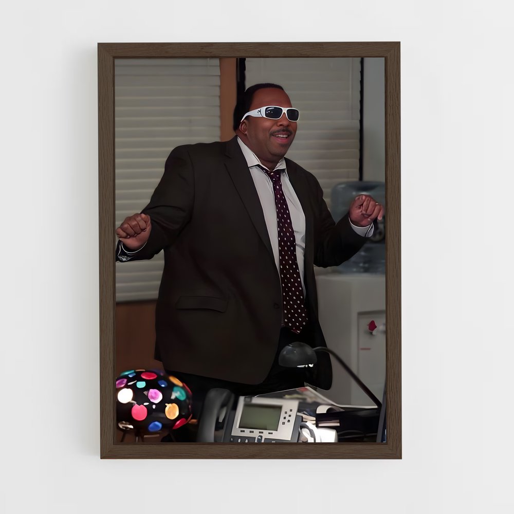 ap-michael scott-2 cadre Bois foncé