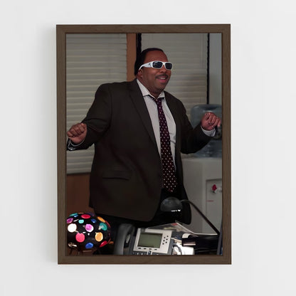 ap-michael scott-2 cadre Bois foncé