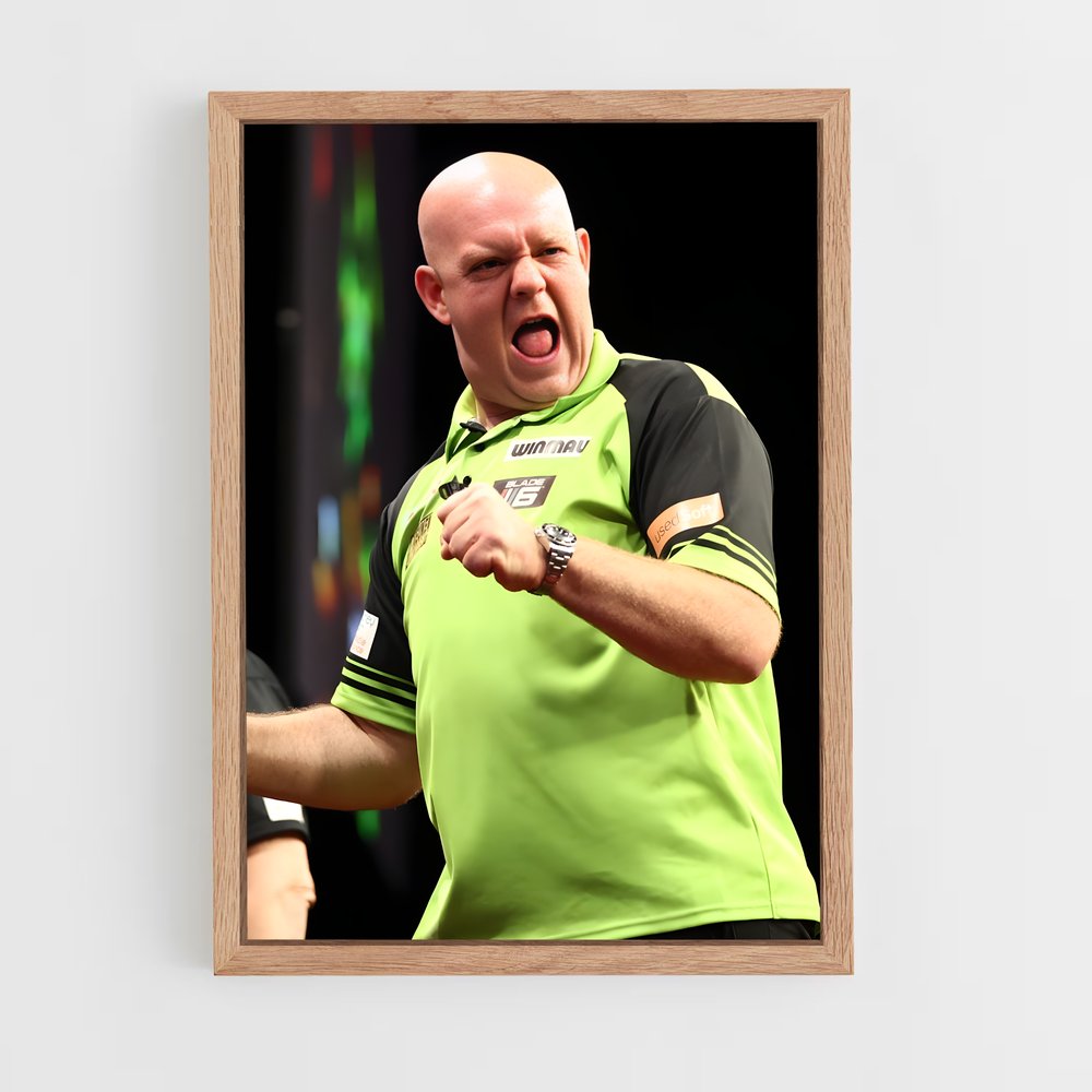 ap-michael van gerwen-3 cadre Bois clair