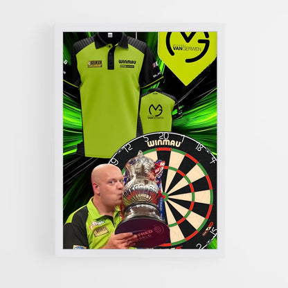 ap-michael van gerwen-4 cadre Blanc