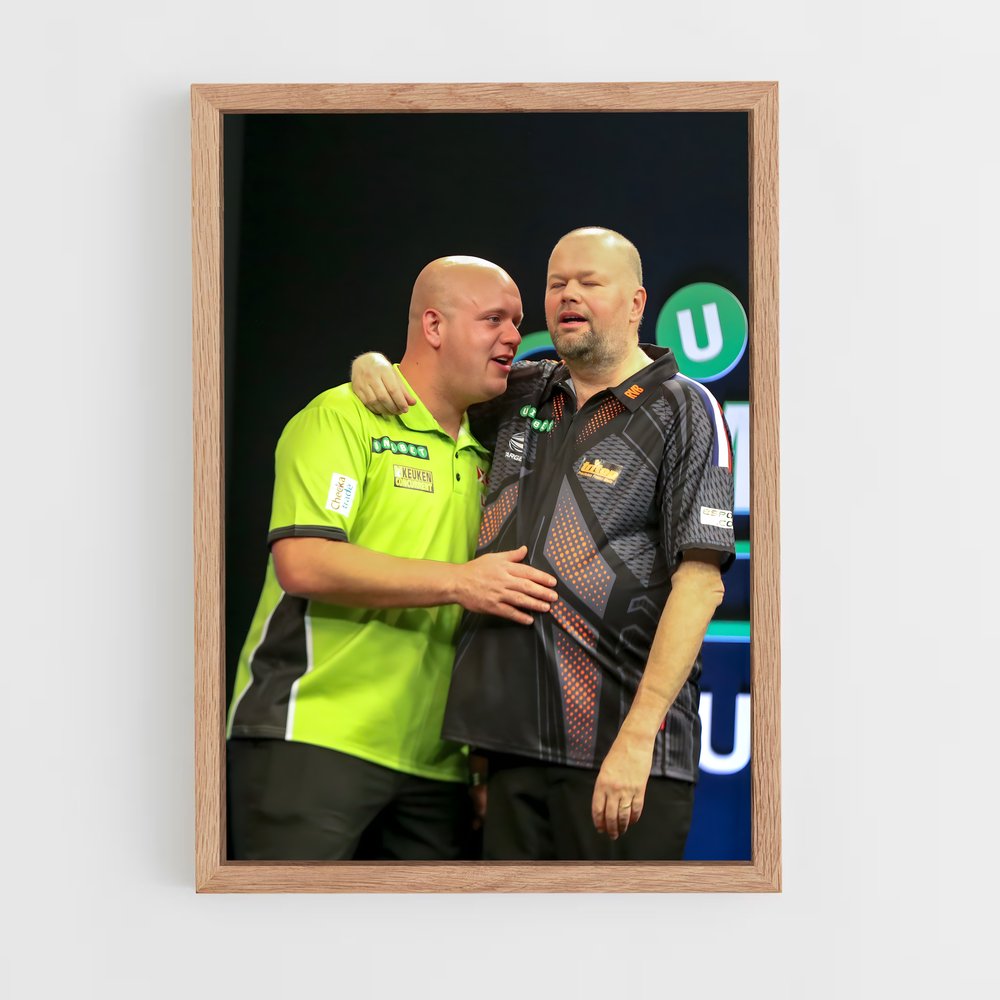 ap-michael van gerwen-5 cadre Bois clair