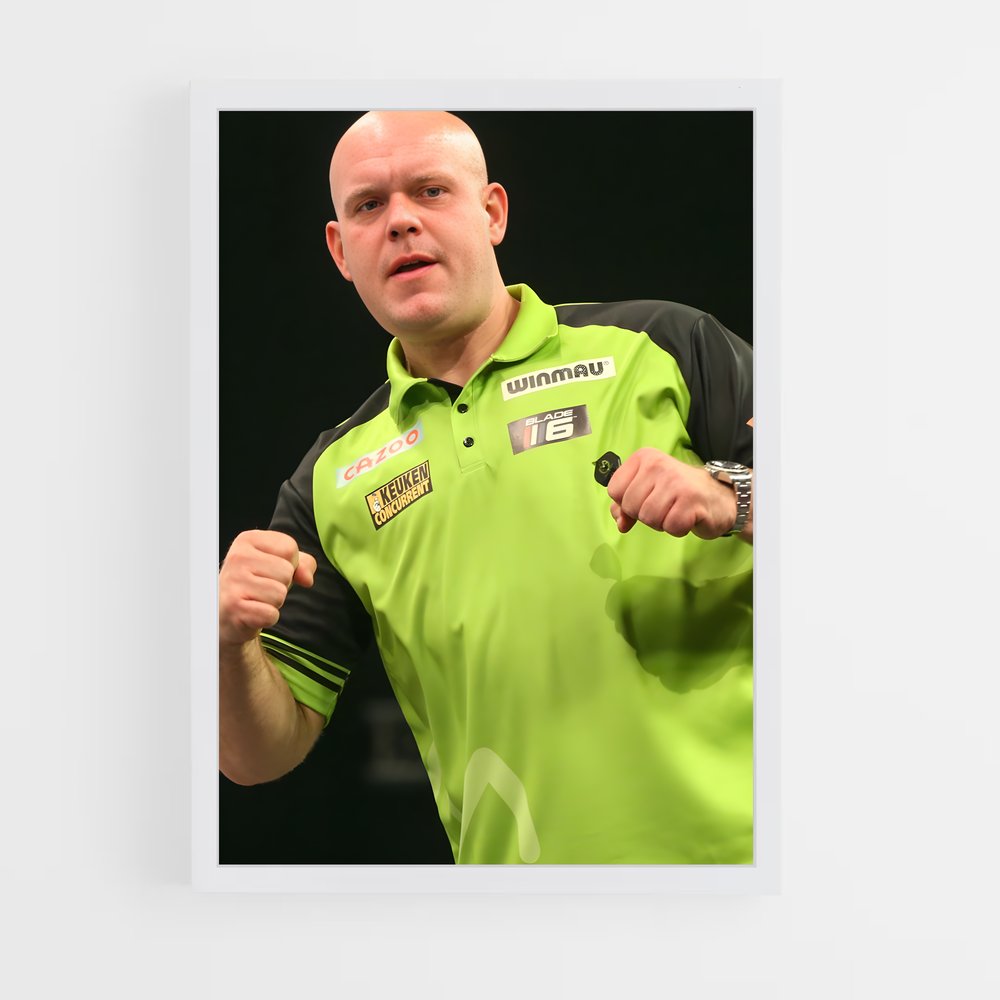 ap-michael van gerwen-6 cadre Blanc