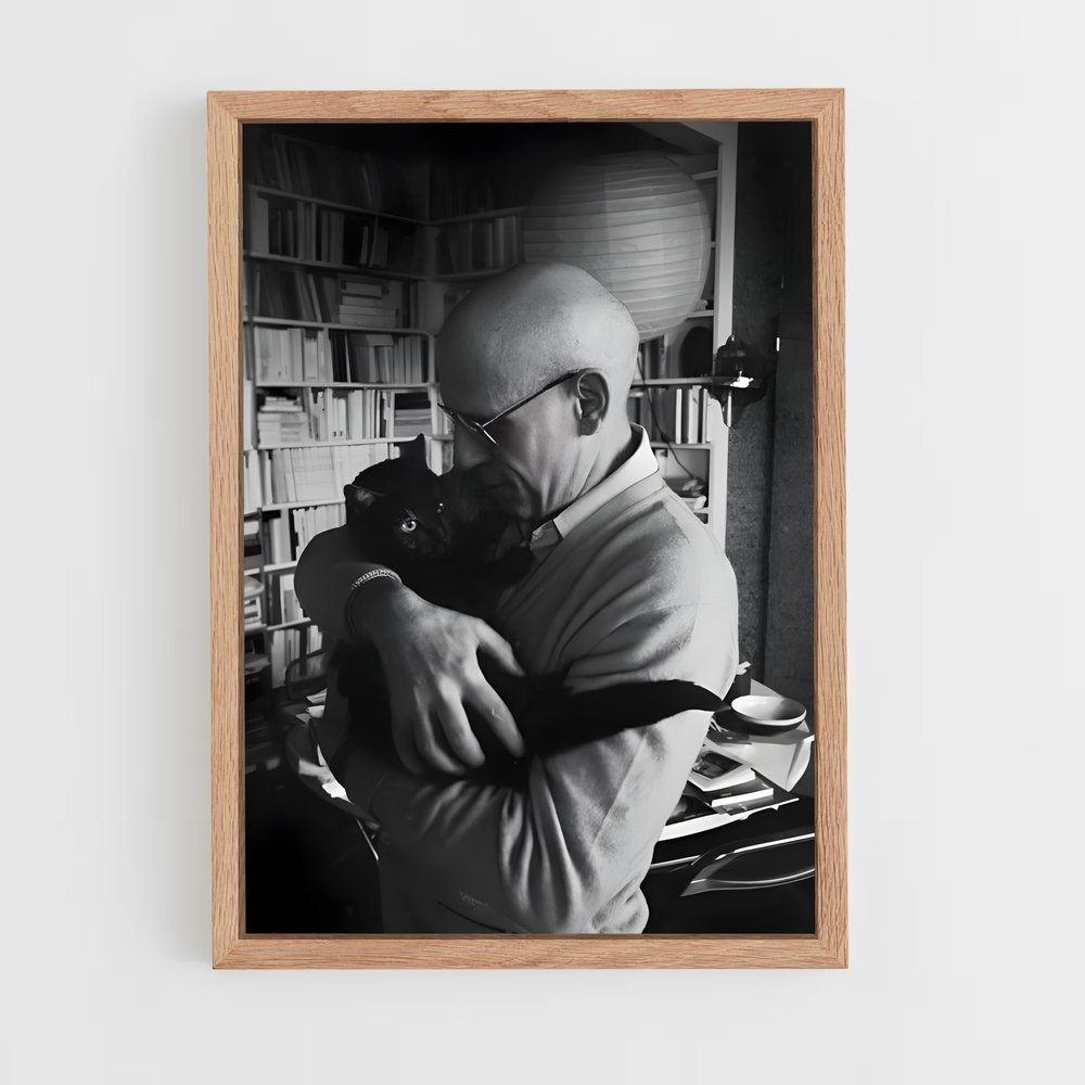 ap-michel foucault-1 cadre Bois clair