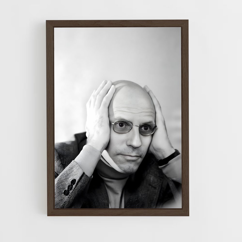 ap-michel foucault-2 cadre Bois foncé