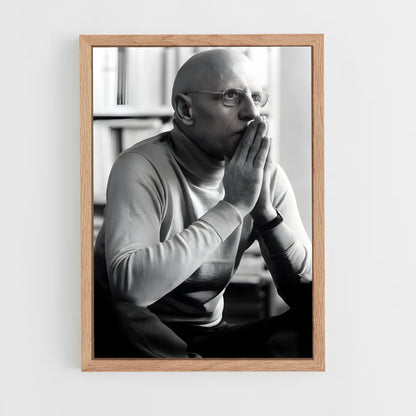 ap-michel foucault-3 cadre Bois clair