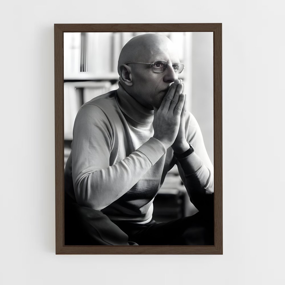 ap-michel foucault-3 cadre Bois foncé