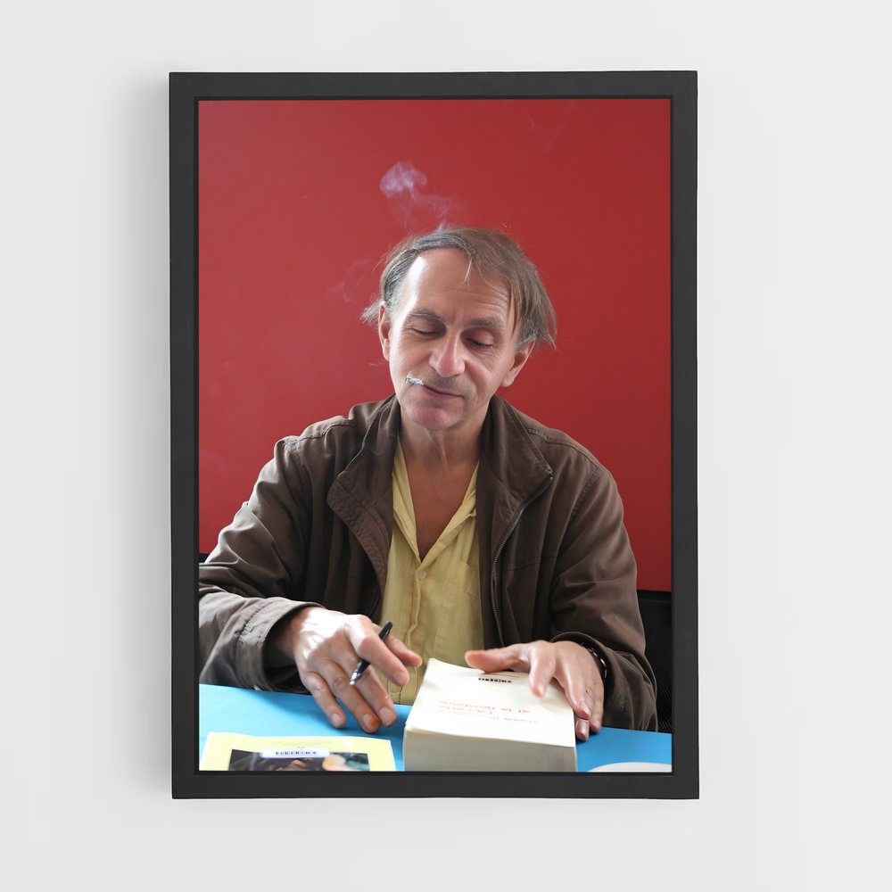 ap-michel houellebecq-1 cadre Noir