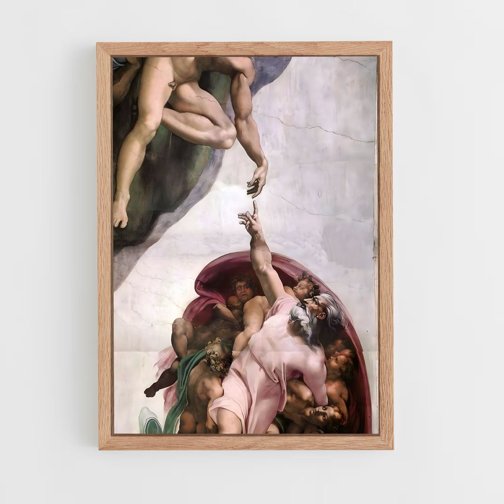 ap-michelangelo-10 cadre Bois clair