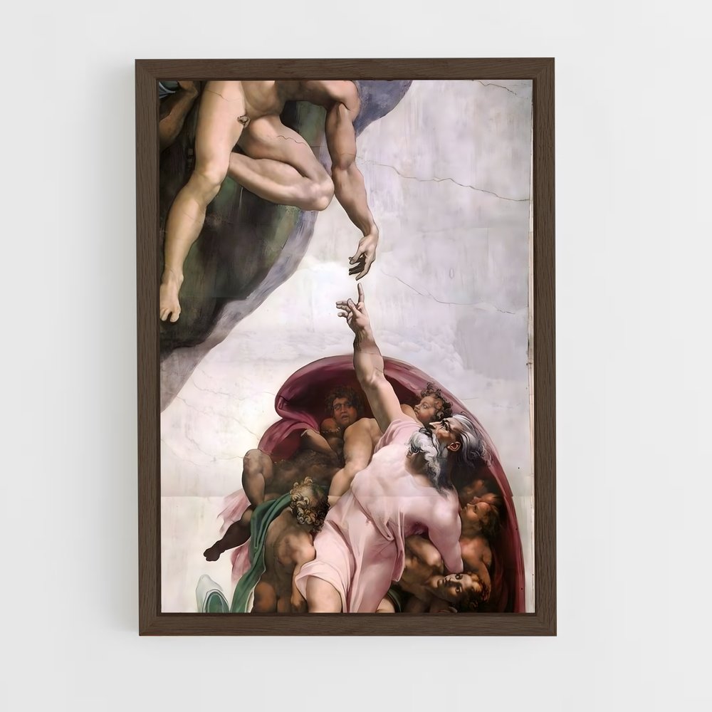 ap-michelangelo-10 cadre Bois foncé