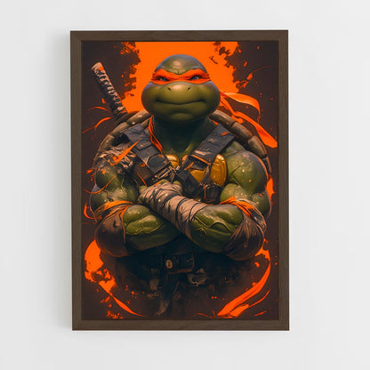 ap-michelangelo-16 cadre Bois foncé