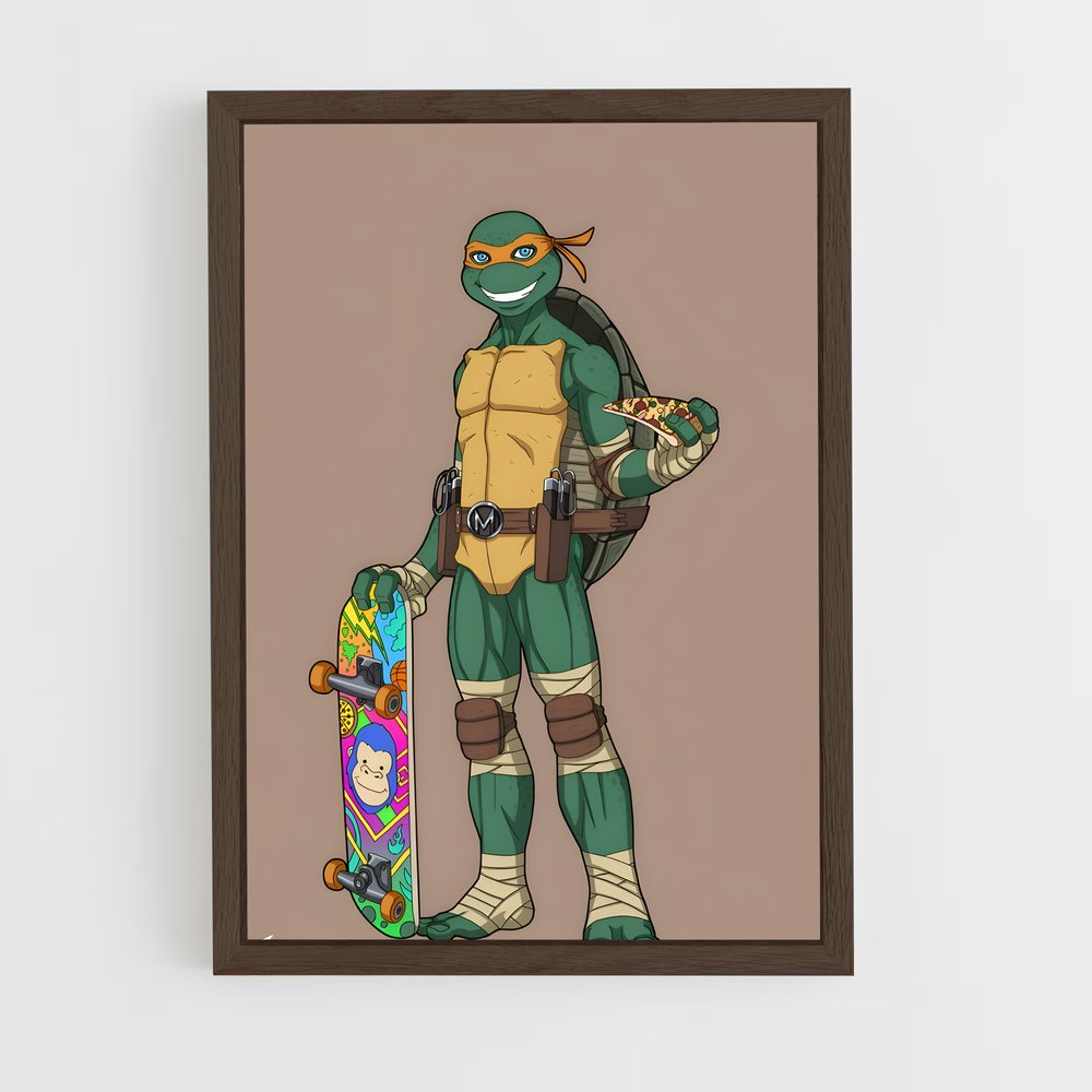 ap-michelangelo-19 cadre Bois foncé