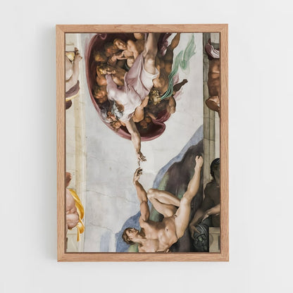 ap-michelangelo-5 cadre Bois clair