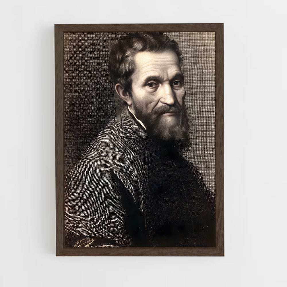 ap-michelangelo-7 cadre Bois foncé