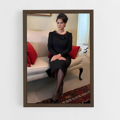 ap-michelle bolsonaro-6 cadre Bois foncé