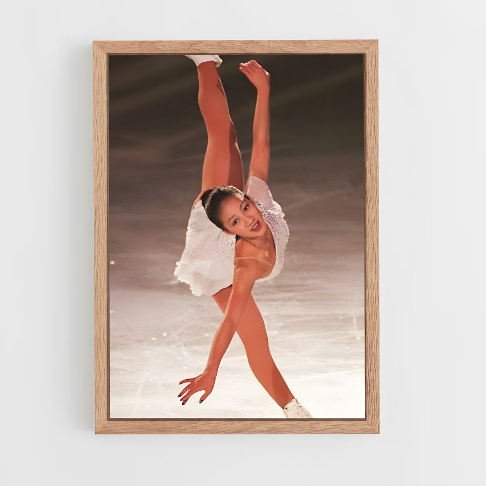ap-michelle kwan-1 cadre Bois clair