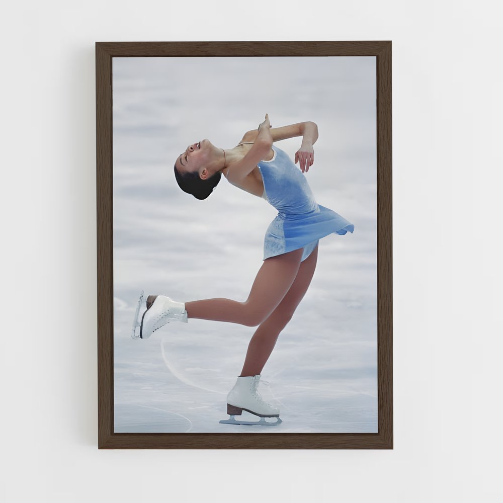 ap-michelle kwan-7 cadre Bois foncé