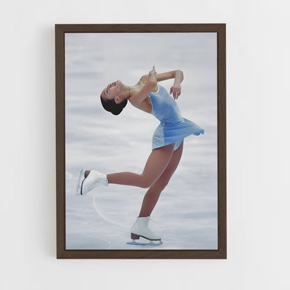 ap-michelle kwan-7 cadre Bois foncé