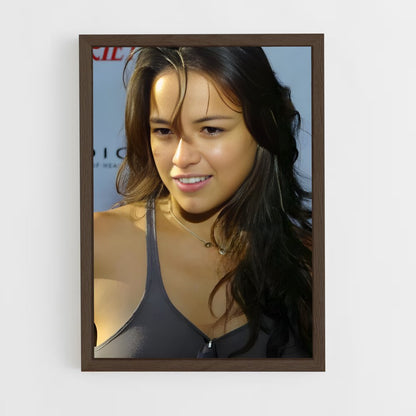 ap-michelle rodriguez-1 cadre Bois foncé