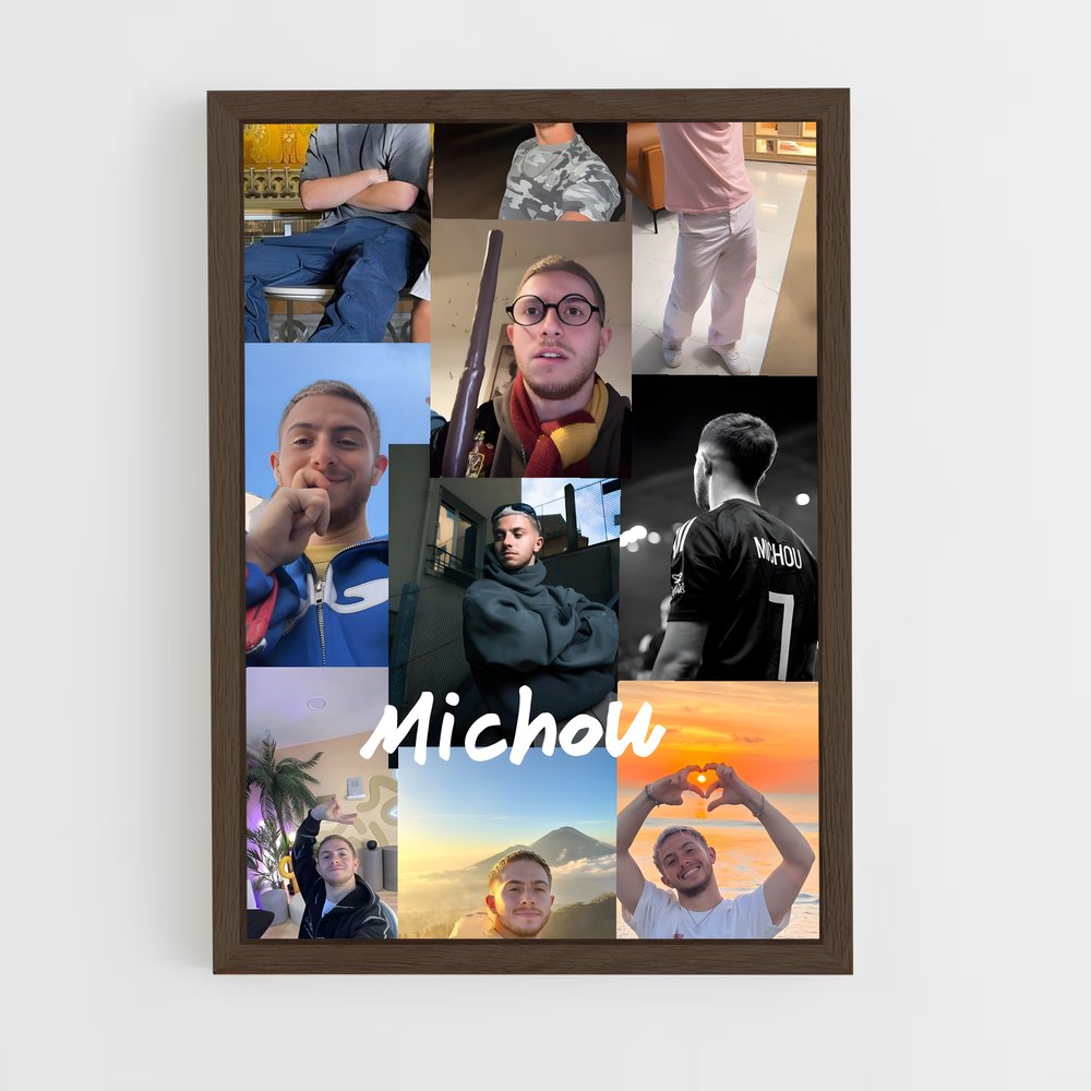 ap-michou-3 cadre Bois foncé