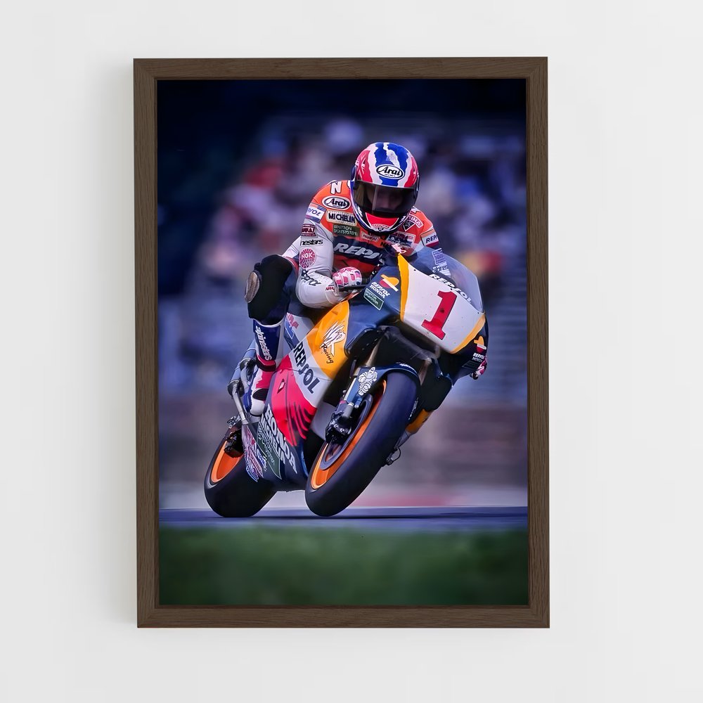 ap-mick doohan-5 cadre Bois foncé