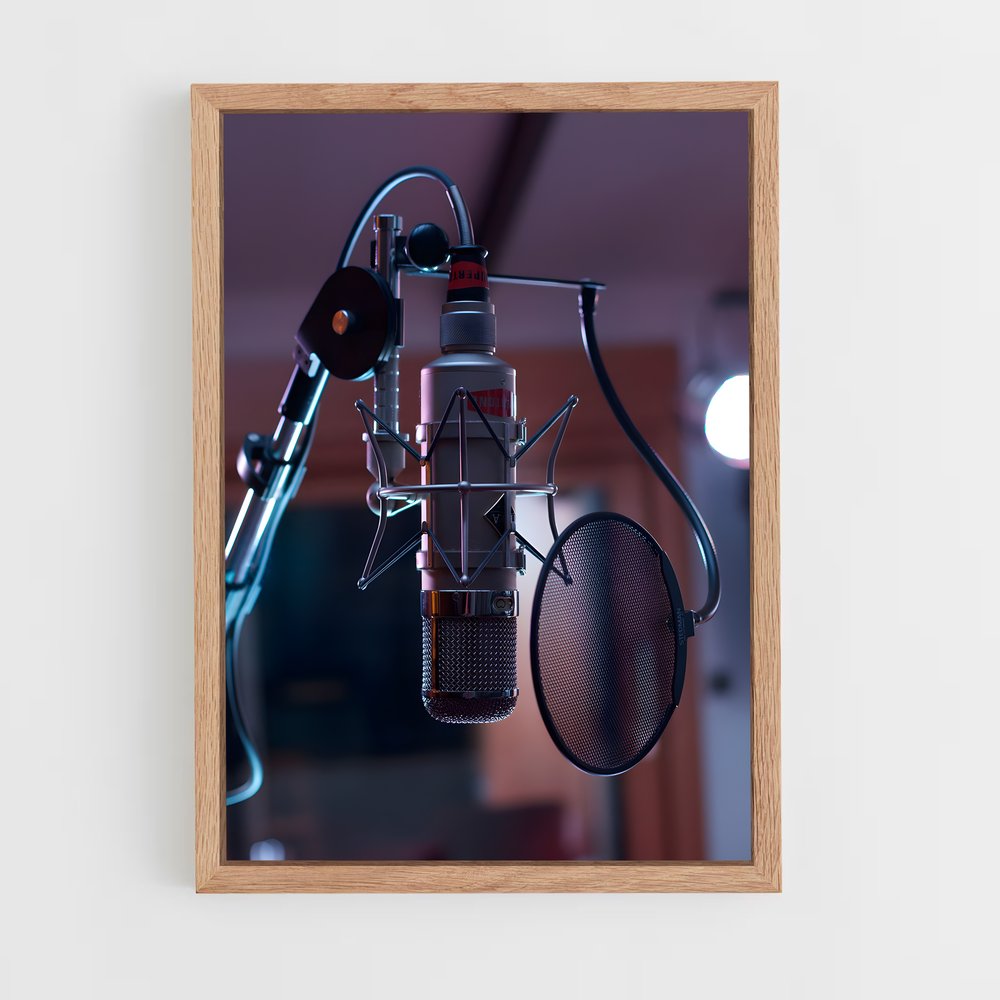 ap-microphone-4 cadre Bois clair
