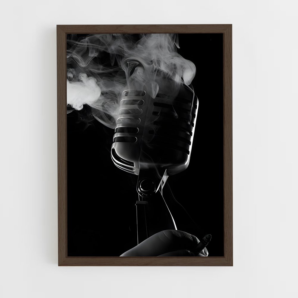 ap-microphone-5 cadre Bois foncé