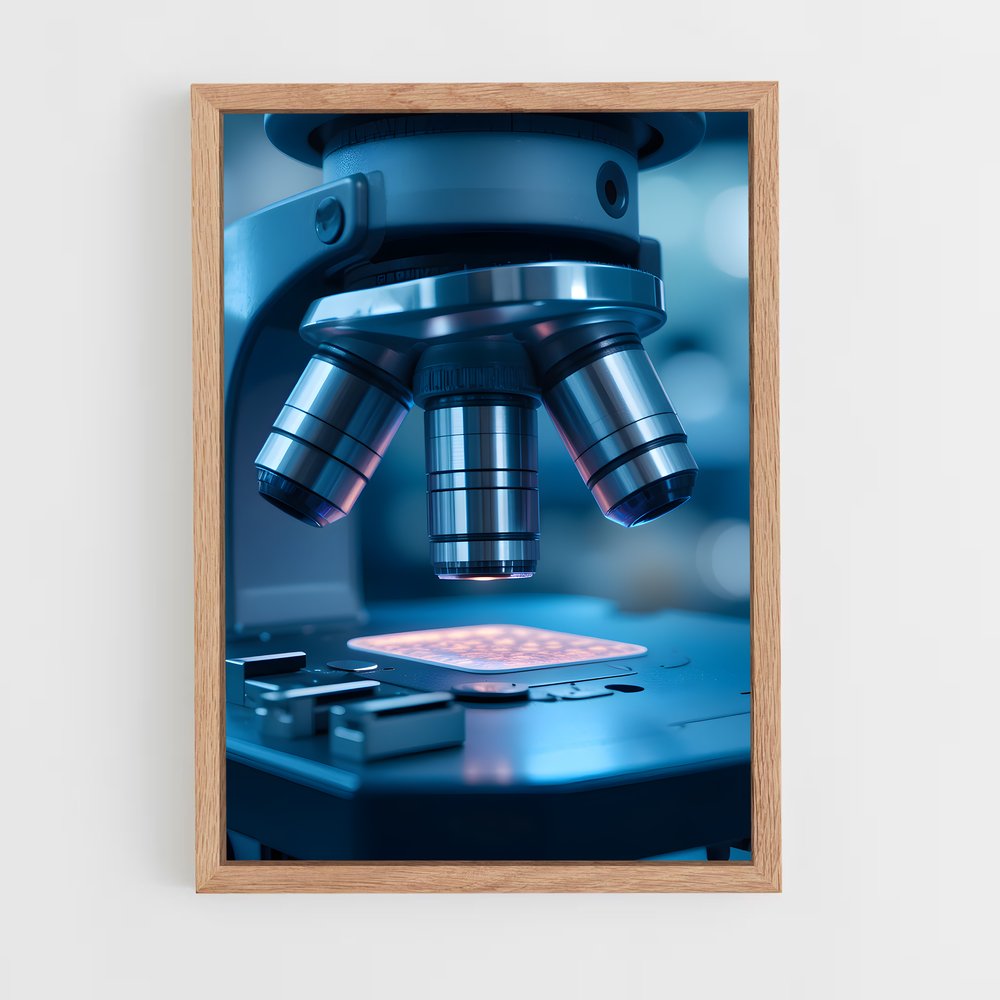 ap-microscope-6 cadre Bois clair