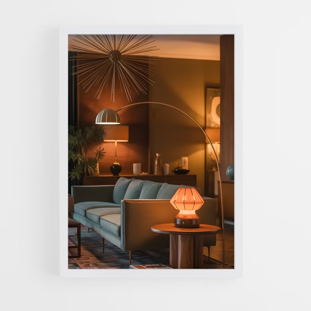 ap-mid-century-11 cadre Blanc