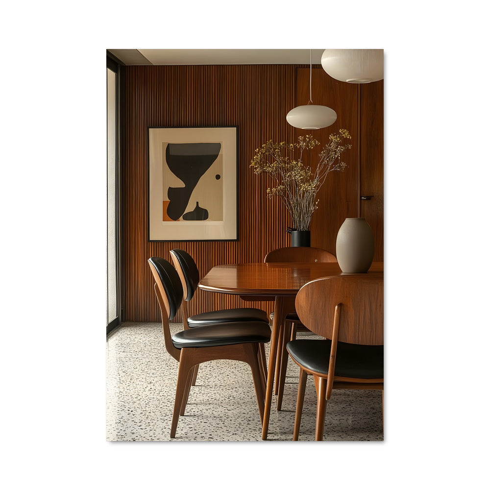 Poster Salle à Manger Épurée