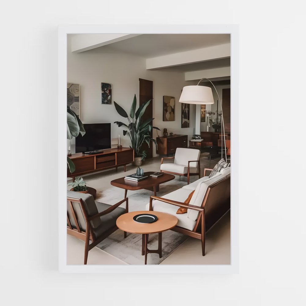 ap-mid-century-2 cadre Blanc