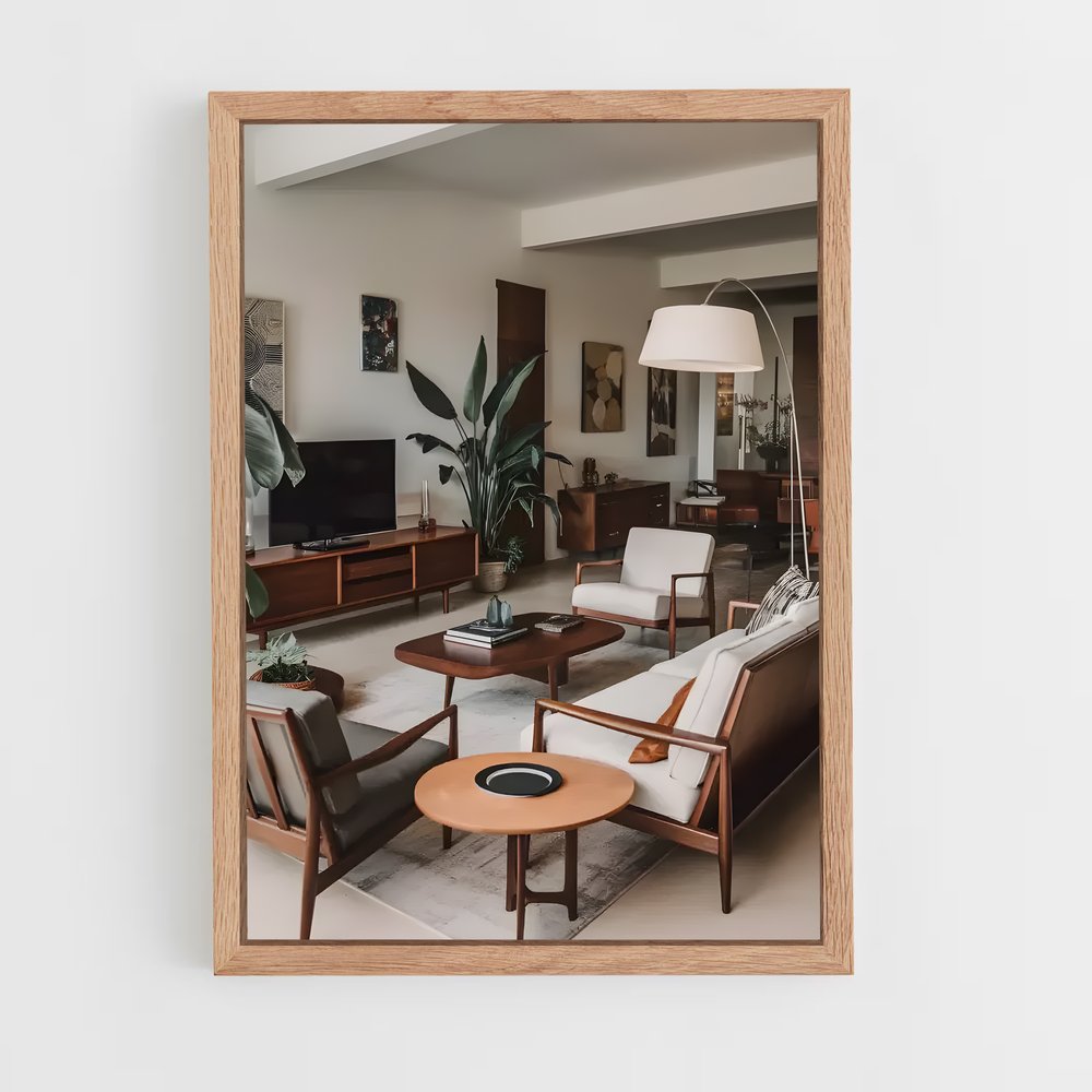 ap-mid-century-2 cadre Bois clair