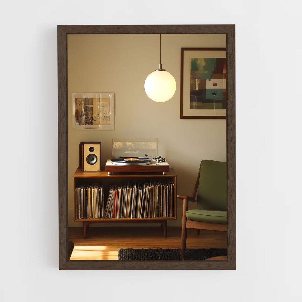 ap-mid-century-4 cadre Bois foncé