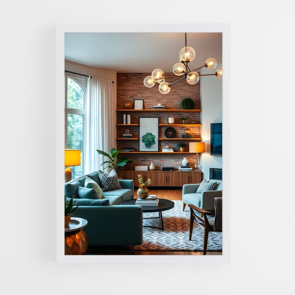 ap-mid-century-5 cadre Blanc