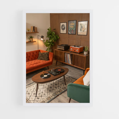 ap-mid-century-9 cadre Blanc