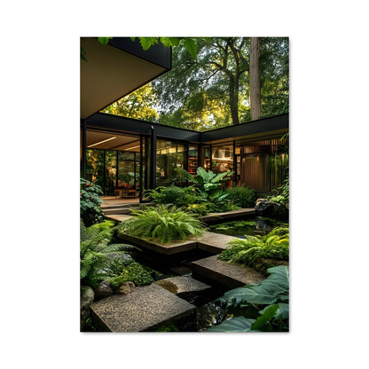 Poster Mid-century modern architecture 18614