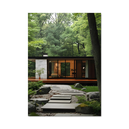 Poster Maison de Bois