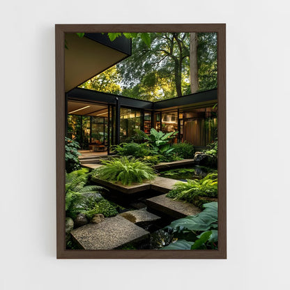 ap-mid-century modern architecture-10 cadre Bois foncé