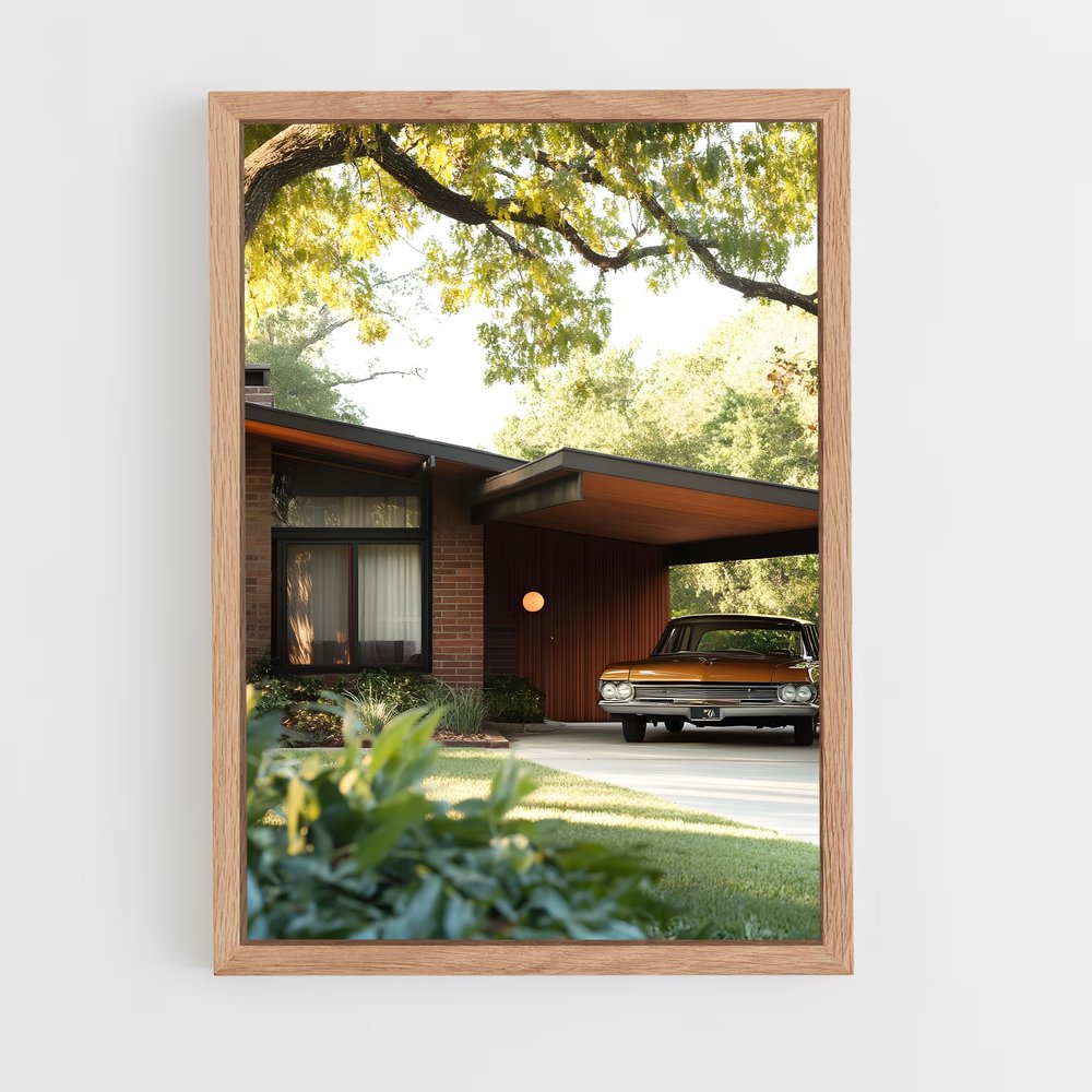ap-mid-century modern architecture-14 cadre Bois clair