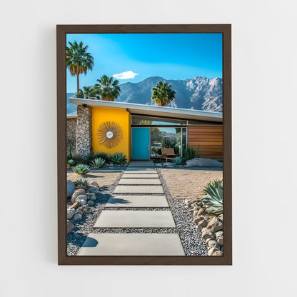 ap-mid-century modern architecture-7 cadre Bois foncé