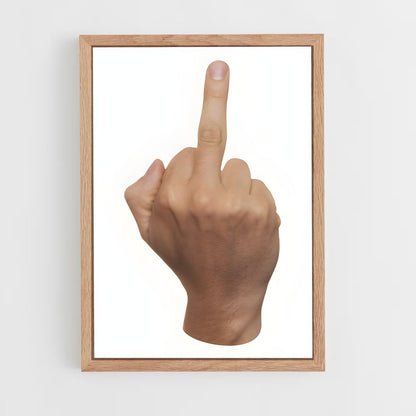 ap-middle finger-1 cadre Bois clair