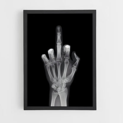 ap-middle finger-2 cadre Noir