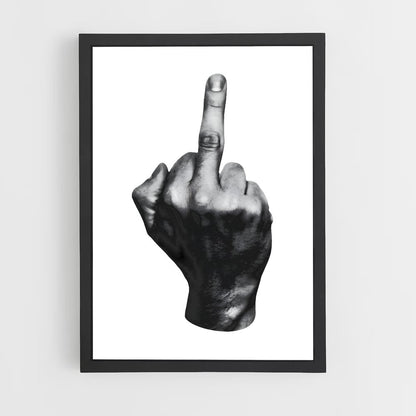 ap-middle finger-3 cadre Noir